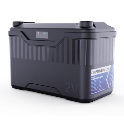 China Electric Power Systems Hot Sale 12.8V 100AH li-ion Battery Rechargeable Power Station Bank For Outdoor Lithium Iron Phosphate Battery for sale