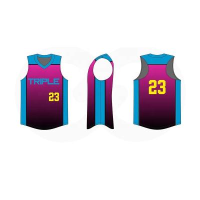 China Antibacterial Digital Printing Custom Basketball Jersey Uniform Sublimation Design for sale