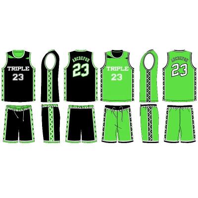 China 2019 antibacterial latest design basketball tank top custom design reversible logo sublimation basketball tank top for sale