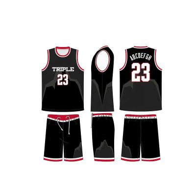 China Antibacterial Custom Design Color Sublimation Basketball Jersey Uniform for sale