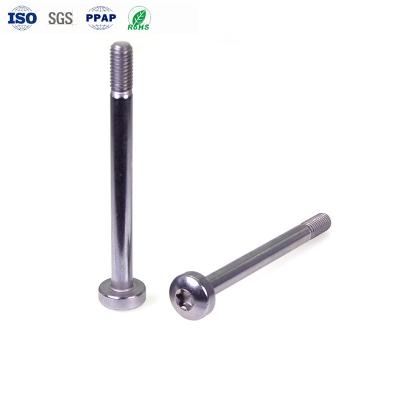 China Stainless Steel Long Screw With Plum Blossom Groove Pan Head Half Thread for sale