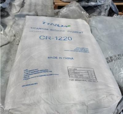 China Masterbatch and Plastic Applications TINOX CR-1220 Rutile Titanium Dioxide Pigment for sale