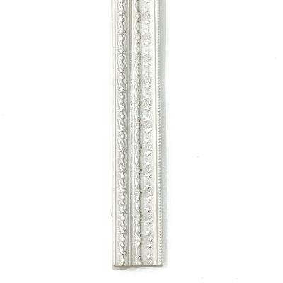 China Modern Europe Flower Design Polystyrene Pattern Color Silver Plastic PS Picture Frame Mount for sale