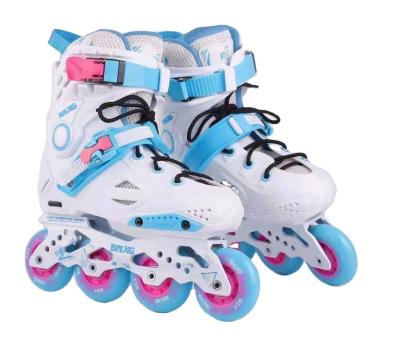 China Factory Wholesale Slalom Boot 4WD Hard Boot Inner Detachable And Washable Freestyle High Performance Racing Integrated Speed Skates for sale