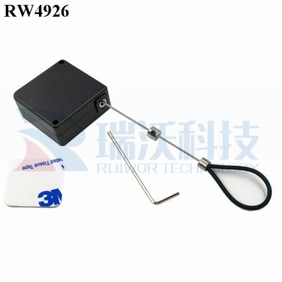 China Retractable Ratchet Stop Function RUIWOR RW4926 Square Extension Spool Wire Plus Stop Function And Loop Adjustable Silicone Coated Hose for sale