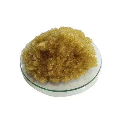 中国 淡い黄色 001*7 高性能 強い酸性カチオン交換樹脂 水の軟化 販売のため