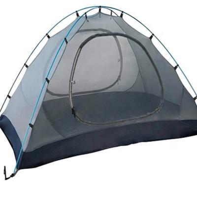 China Tube Type Tent Stake 1 And 2 Person Backpacking Tents With Footprint - Ultralight Lightweight Two Door Dome Camping Mosquito Net Tent for sale