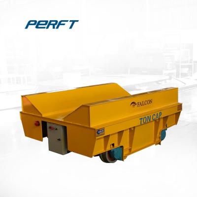 China Industrial Powered Machinery Repair Shops Carrier Cable Drum Transfer Trolley On Rail for sale