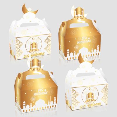 China Ramadan Eid Mubarak Party Tote Gift Box Muslim Festival Decoration for Ramadan Party Decorations for sale