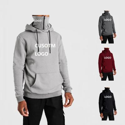 China Latest Streetwear Custom Pullover OEM Cotton Anti-wrinkle Vedo Hoodie Dropshipping Facemask Logo Embroidery 65% Blank Sweater Hoodie For Men for sale