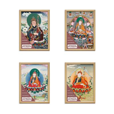 China 48 inch Traditional Padmasambhava Guru Rinpoche Hand Painted Thangka Free Shipping for sale