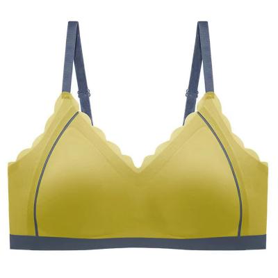 China Seamless Breathable Latex Free One-Piece Seamless One-Piece Yarn Yoga Fitness Yoga Backless High Print Bra for sale