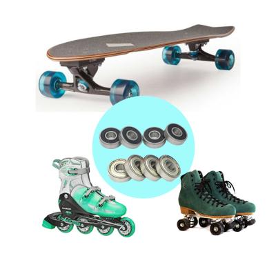 China Skateboard Bearing Miniature Skateboard Bearings Ball Bearings, 608, ABEC-3 8x22x7mm for sale