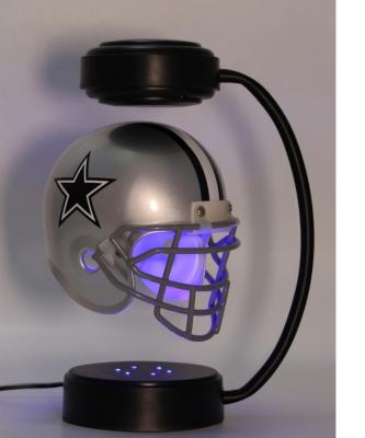 China new factory sale many style magnetic levitation football helmet hover helmet display stands for sale