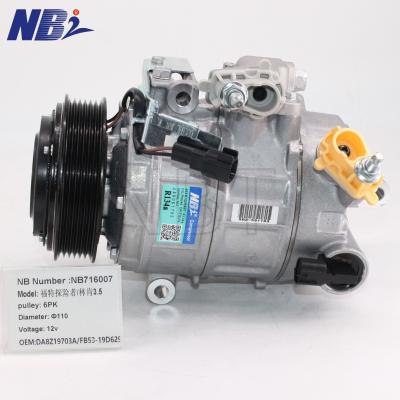 China 100% Tested Ford Explorer Sport Auto AC Compressor 3.5L Turbo DA8Z19703A/FB53-19D629 6PK 12 for sale
