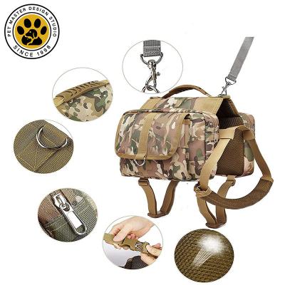China SinSky Sustainable Dog Pack Dog Travel Camping Hiking Backpack Saddle Bag Backpack for Medium and Large Dog for sale