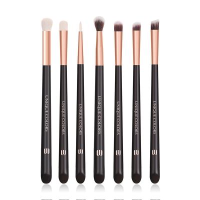 China Angular Blush 7PCS Makeup Brushes Eyeshadow Lash Brow Cosmetic Brush Eye Makeup Set Brush for sale