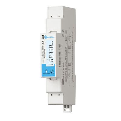 China Rayfull SD10MT Single Phase 4Tariffs Measurement RS485 Modbus Energy Meter for SCADA System SD10MT for sale
