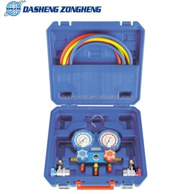 China DSZH Aluminum Alloy Refrigeration Tool WK-P3601B Manifolds for sale
