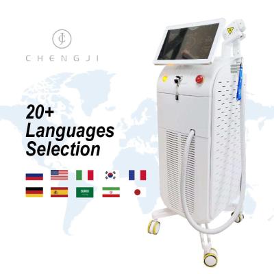 China 2000W Diode Haarverwijdering Laser Machine 4 golflengte Haarverwijdering Machine Professional Te koop