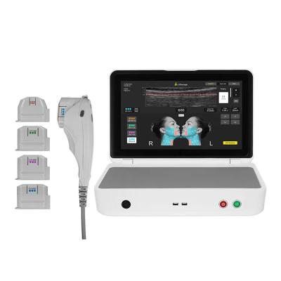 China Hifu Aplicación portátil para apretar la piel Aplicación para quitar las arrugas de la máquina de belleza Aplicación para apretar la piel Aplicación para adelgazar el cuerpo para el uso en el salón en venta