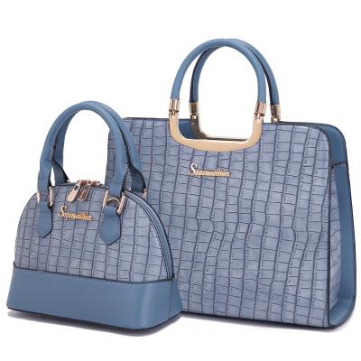China Water Resistant Wholesale Custom 2024 Purses for Women Tote Handbags Shoulder Bag Top Handle Satchel Work Purse Set 2pcs for sale