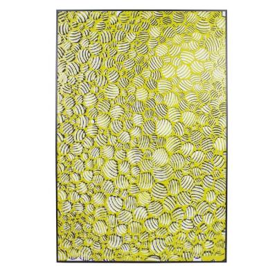 China New Classical/Postmodern Yellow Abstract 3D Texture Art Prints For Decoration Wall Luxury Modern Home Decor for sale