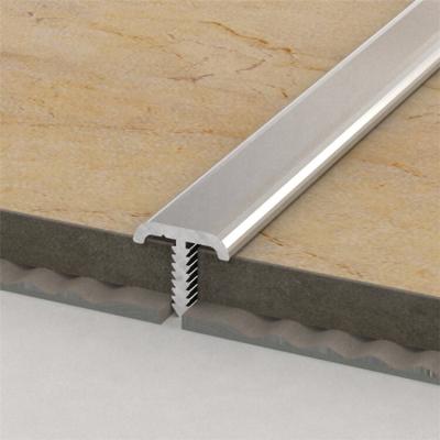 China Niu Yuan The Most Stylish Modern Decorative Metal Aluminum Building T Shape Thin Mosaic Tile Transition Strips for sale