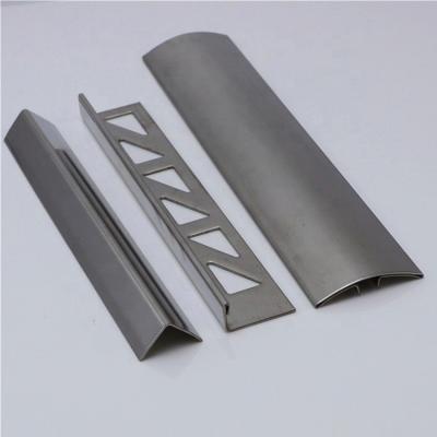 China Modern Stainless Steel Tile Edge Trim Metal Tile Corner Angle For Ceramic Tiles for sale