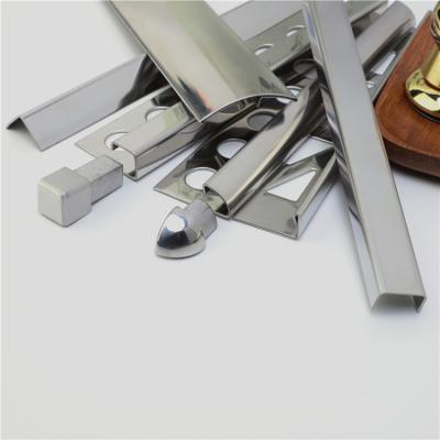 China Modern 304 Stainless Steel Ceramic Tile Trim Joint Protector for sale