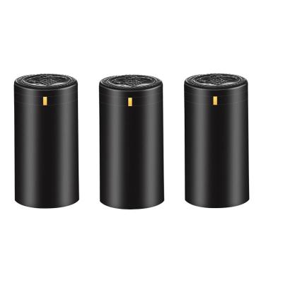 China Matte Black PVC Heat Shrink Capsules For Wine Bottle Cork Clear Bottle Stopper for sale