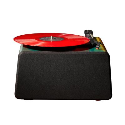China Portable Vinyl Record Player Turntable Radio LP Phonograph with Built in 3-Speed Stereo Speakers Belt-Drive Turntable Vinyl Player for sale