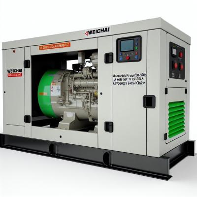 China Unübertroffene Preise 500-3000kg Geräuschpegel≤105dB Produkte Weichai Dieselgenerator Set zu verkaufen