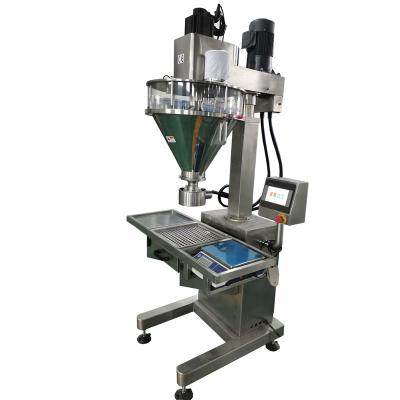China High Accuracy Servo Food Filling And Powder Packing Machine For Detergent With Auger Filler for sale