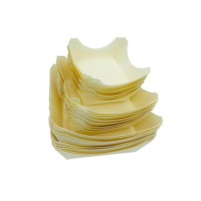 China Minimalist Biodegradable Wooden Sushi Dish Bowl, Square Japanese Cake Bread Dish, Mousse Pastry Tray for sale