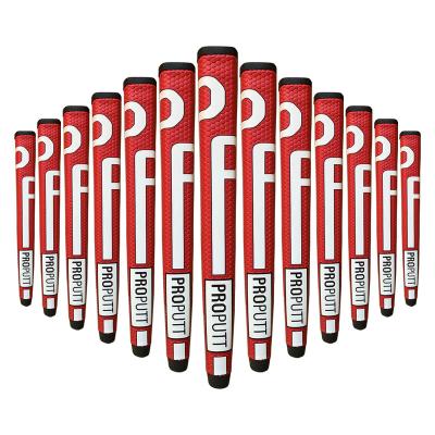 China Advanced PU golf double-p design putter grip Lightweight anti-slip grip grip---Customized logo and color. for sale