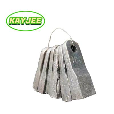 China Construction works High Manganese Hammer Head Crusher Main Hammer Mill for sale