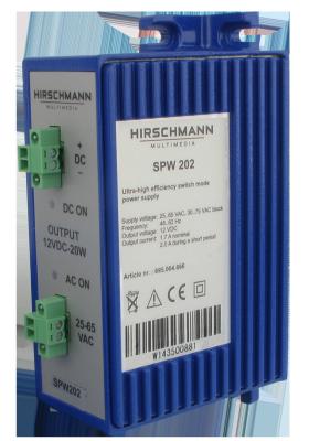 China Hirschmann SPW202 Article number 695004666 switch mode power supply for sale