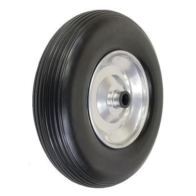 China Flat Freestanding Wheelbarrow Tires 4.80/4.00-8 With 5/8 And 3/4 Wheel Bearing, 3.5
