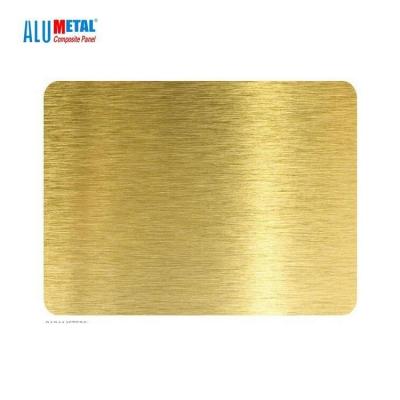 China 5mm PVC bürstete das zusammengesetzte Nacreous Platten-Aluminiumblatt AA3003 zu verkaufen