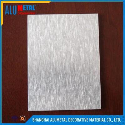 China 4mm Polier-AA3003 bürsteten zusammengesetztes Platten-Aluminiumblatt 1220MM zu verkaufen