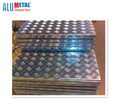 China 1220mm Aluminum Honeycomb Floor Panels 0.12mm A2 FR Honeycomb Laminated Panels for sale