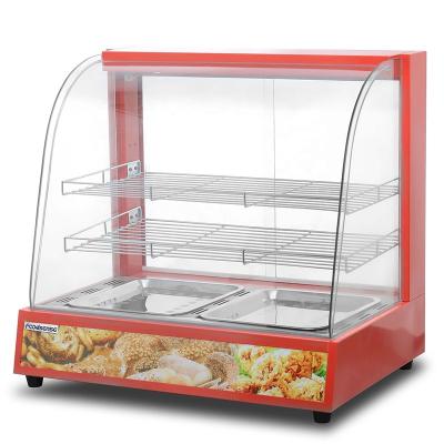 China Fast Shipping 2 Layers Commercial Food Warmer Fried Chicken Food Display Warmers 660*480*650mm for sale