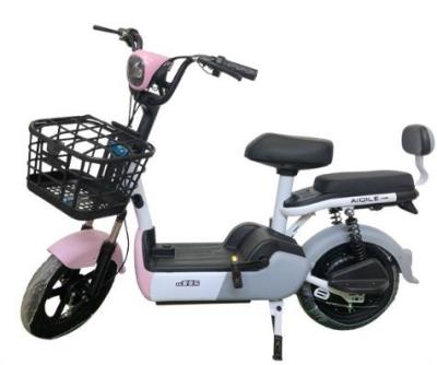 China Carbon Fiber 2 Wheels Electric Moped Adult Wide Range Unisex 14 Inch Motor Power Vacuum Tire 48V 12Ah 90Kg Load Three Speed Modes for sale