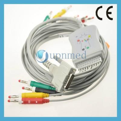 China Mortara 10 lead EKG cable with leadwires for sale