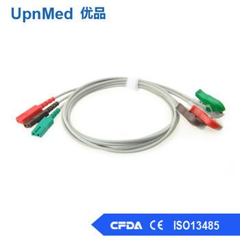 China LL 3-lead ECG leadwires set with grabber/clip for sale