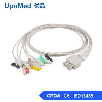 China Nihon Kohden BR-906P 5-lead ECG leadiwres set with Clip for sale