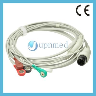 China Physio Control lifepak 9b One-Piece Patient ECG Cable with leadwires for sale