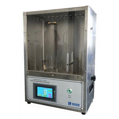China Textiel 45 graden vlamvertrager testmachine voldoet aan GB/T14644 en ASTM D1230 Te koop
