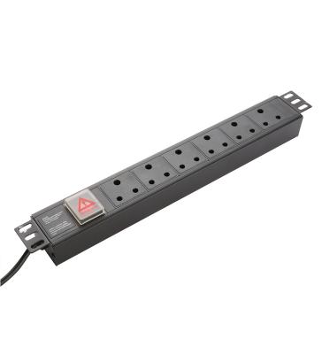 중국 IP20 보호 수준 서버 랙 RSA PDU 입력 전압 16A 출력 전류 데이터 센터 판매용